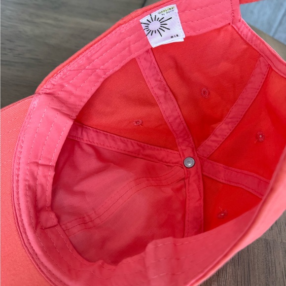 Offline By Aerie Coral Baseball Cap - Picture 4 of 6